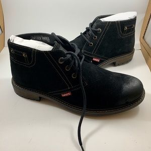 Men's Levi's Cambridge Chukka Boots ~ Black ~ NWT